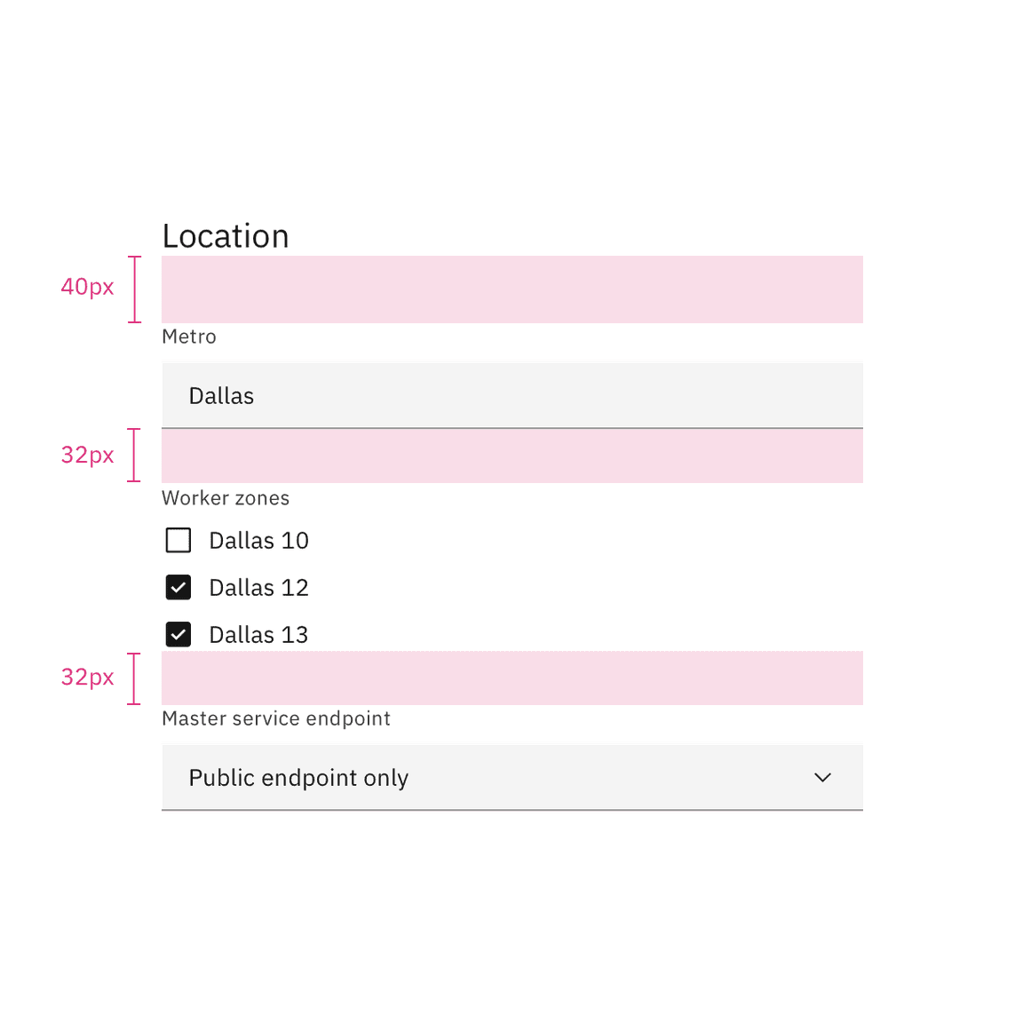 The default state for checkboxes is unchecked.