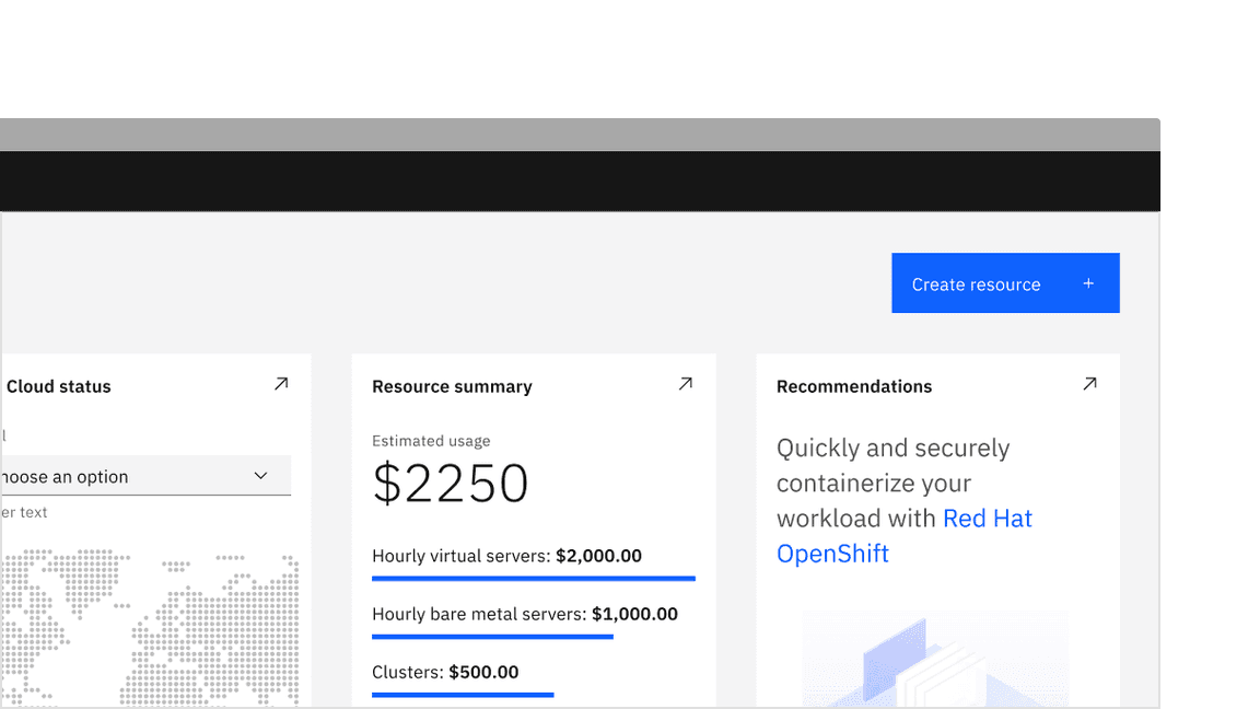 Example of a fixed width primary button in a layout.