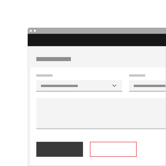 Do not use the secondary button in conjunction with non-primary buttons.